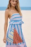 Celandine Sleeveless Square-Neck Knee-Length Dress