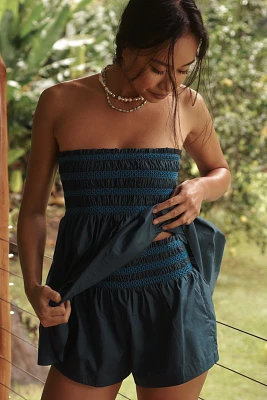 By Anthropologie Smocked Micro Shorts
