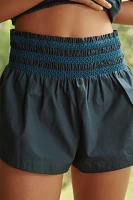 By Anthropologie Smocked Micro Shorts