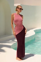 Sunday Brooklyn Sleeveless Cutout Knit Maxi Dress