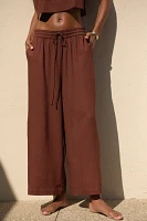 Sunday Brooklyn Wide-Leg Linen Blend Pants