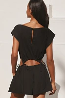 By Anthropologie The Last Light Cutout Romper