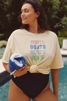 Celandine Boxy Crew-Neck Tee