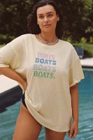 Celandine Boxy Crew-Neck Tee