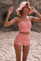 By Anthropologie Gingham Shorts