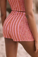 By Anthropologie Gingham Shorts