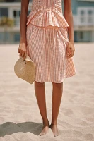 Celandine Lakeside Smocked Knee-Length Skirt