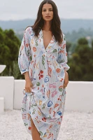 The Carolita Printed Tiered Shirt Dress: Jordan Nickson Edition
