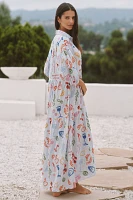 The Carolita Printed Tiered Shirt Dress: Jordan Nickson Edition