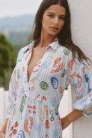 The Carolita Printed Tiered Shirt Dress: Jordan Nickson Edition