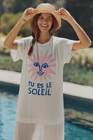 Anisa Makhoul x Celandine Graphic Tee Twofer Maxi Dress