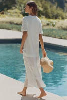 Anisa Makhoul x Celandine Graphic Tee Twofer Maxi Dress