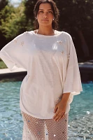 Celandine Shells for Days Embellished Tee