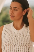 The Sierra Sleeveless Fringe Midi Dress