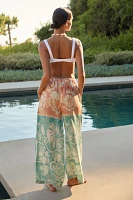 By Anthropologie Linen Wide-Leg Pants