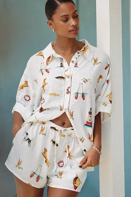 By Anthropologie Pull-On Shorts