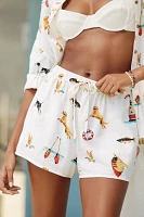 By Anthropologie Pull-On Shorts