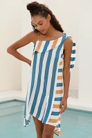 By Anthropologie Asymmetrical Splice Dress