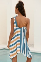 By Anthropologie Asymmetrical Splice Dress