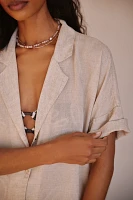 The Lucia Sheer Midi Dress by Anthropologie: Linen Edition