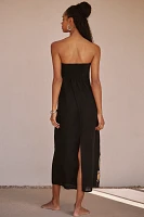 LouLou Avenue Strapless Midi Dress