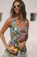 Daniella Manini x Celandine Tiered Bustier Mini Dress