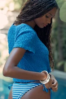 Celandine Graphic Smocked Baby Tee
