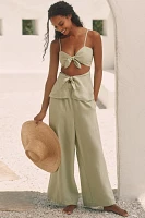 Celandine Linen Blend Wide-Leg Pants