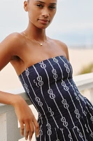 The Aliza Strapless Maxi Dress by Celandine: Drop-Waist Edition