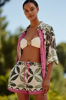 Carla Petelski x Celandine Linen-Blend Pull-On Shorts
