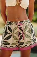 Carla Petelski x Celandine Linen-Blend Pull-On Shorts