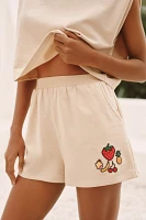 Celandine Coney Icon Embroidered Sweat Shorts