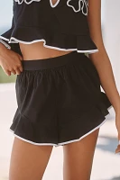 Celandine Floral Graphic Relaxed Shorts