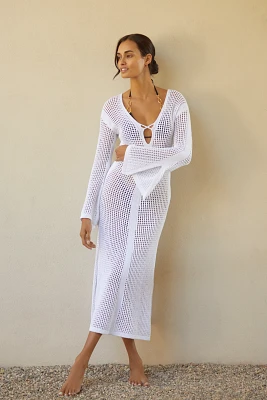 By Anthropologie Net Cover-Up Dress