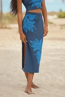 Celandine Graphic Knit Midi Skirt