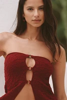 Celandine Puckered Tube Top