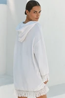 Electric & Rose Beach Fringe Mini Shift Dress