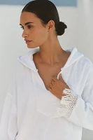 Electric & Rose Beach Fringe Mini Shift Dress