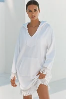 Electric & Rose Beach Fringe Mini Shift Dress