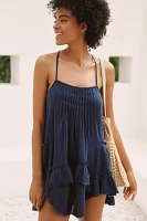 Celandine Sleeveless Pleated Babydoll Mini Dress