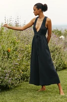 Celandine Sleeveless Plunge Jumpsuit