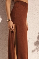 By Anthropologie Side-Slit Midi Skirt