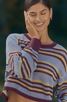 By Anthropologie Striped Knit Top