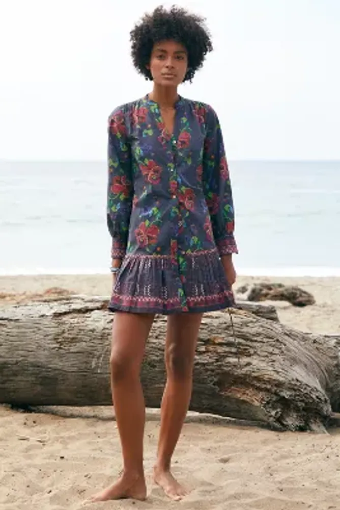 Ro's Garden Ines Poplin Shirt Dress