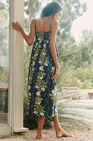 Ro's Garden Derby Cotton Sleeveless Midi Dress