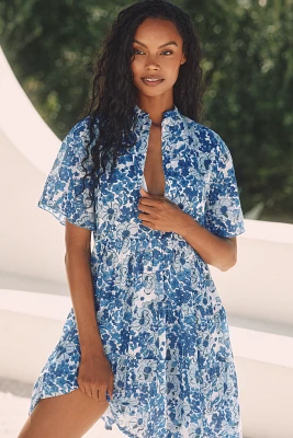 Ro's Garden Vibeka Mini Shirt Dress