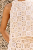 Sundays Bowie Crochet Cropped Top