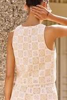 Sundays Bowie Crochet Cropped Top