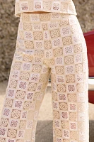 Sundays Garcia Crochet Wide-Leg Pants