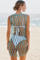 Flat White Knit Cover-Up